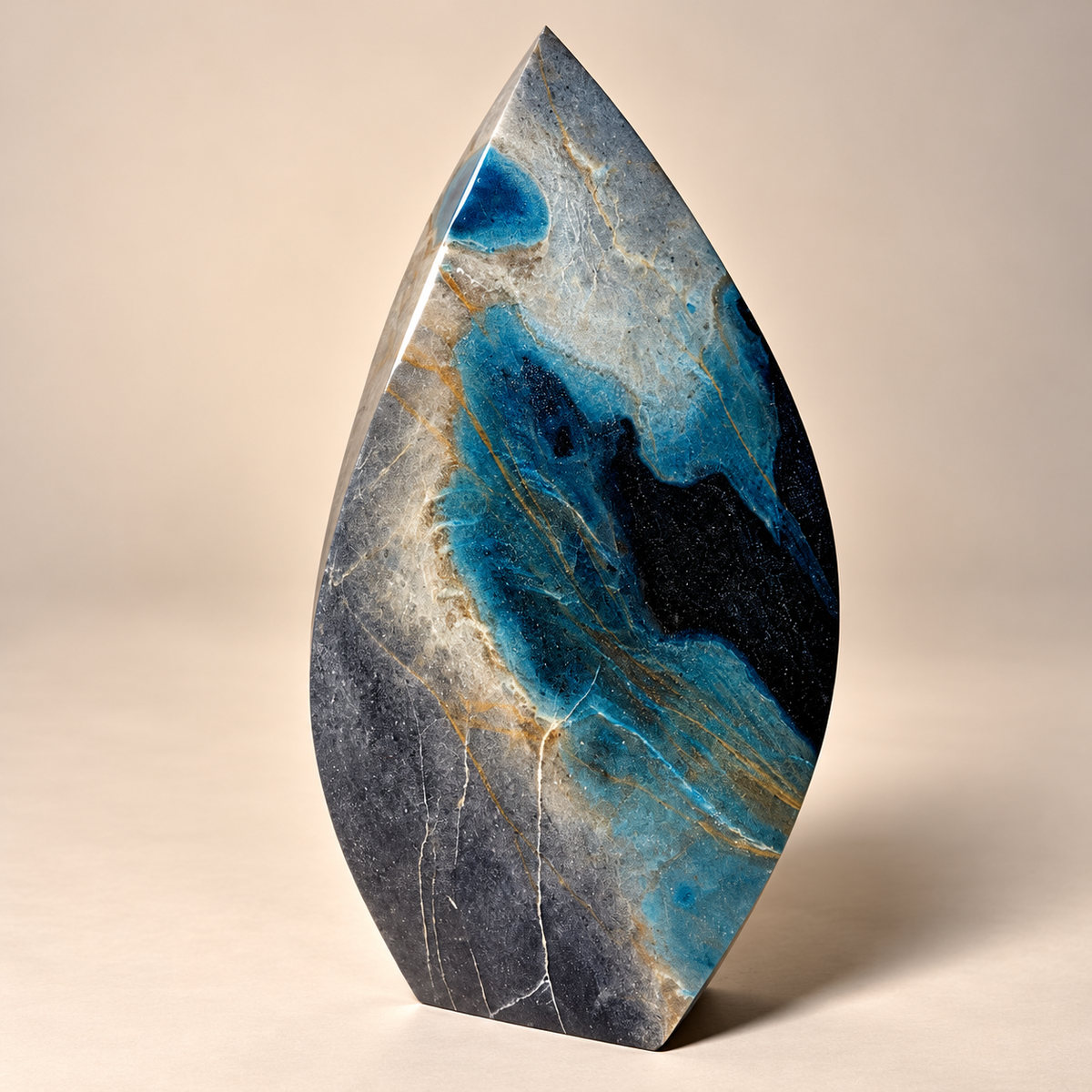 Trolleite Aqua Blue Flame Crystal