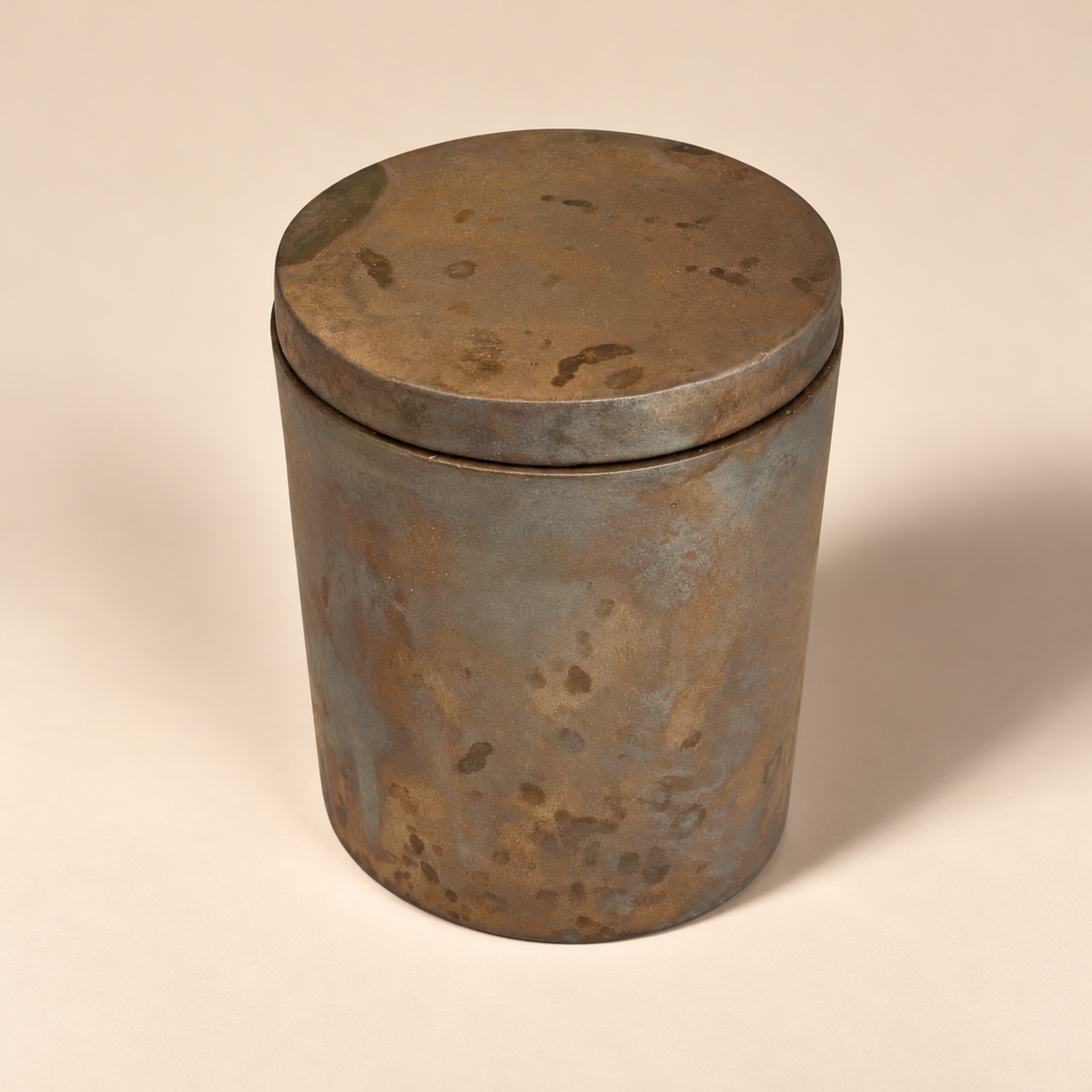 Solid Bronze Gardenia Candle with Lid  #U