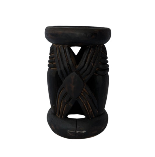 Small African Carved Wood Stool