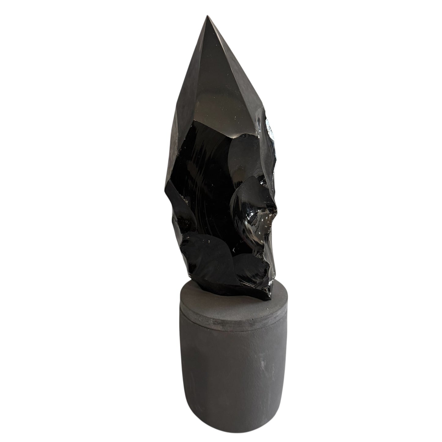 369 For House of Nulla Black Rose Candle with Obsidian Lid 3