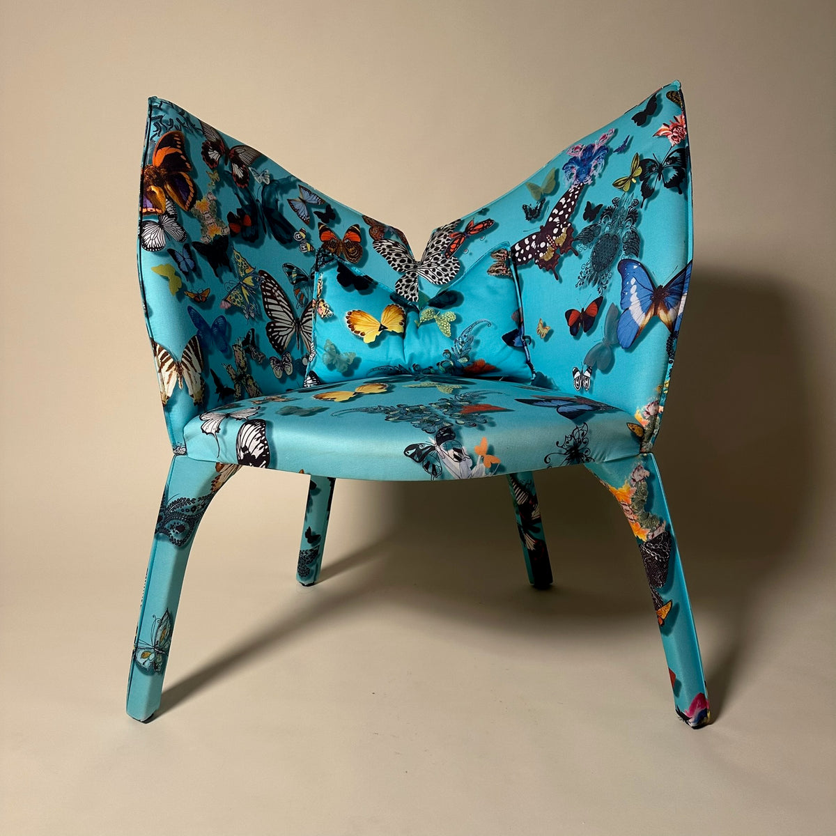 Roche Bobois Lady B Armchair Blue