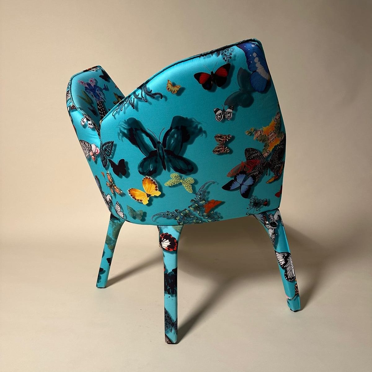Roche Bobois Lady B Armchair Blue
