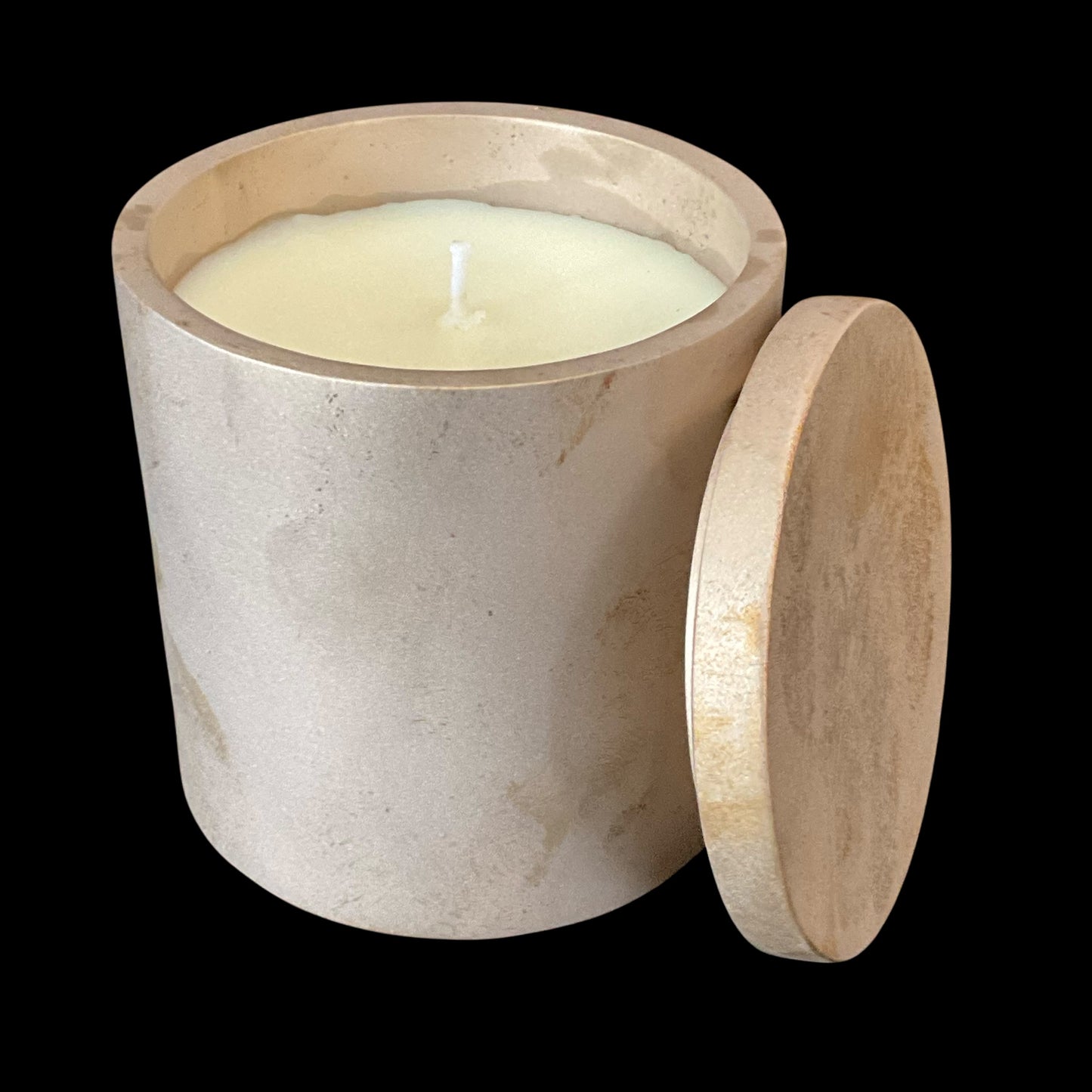 Solid Bronze Gardenia Candle with Lid T