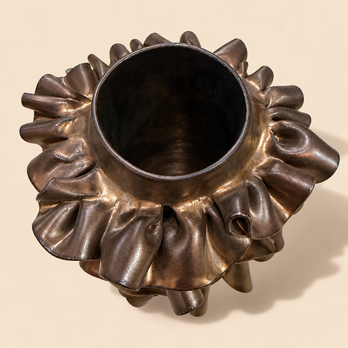 Ruffled Vase