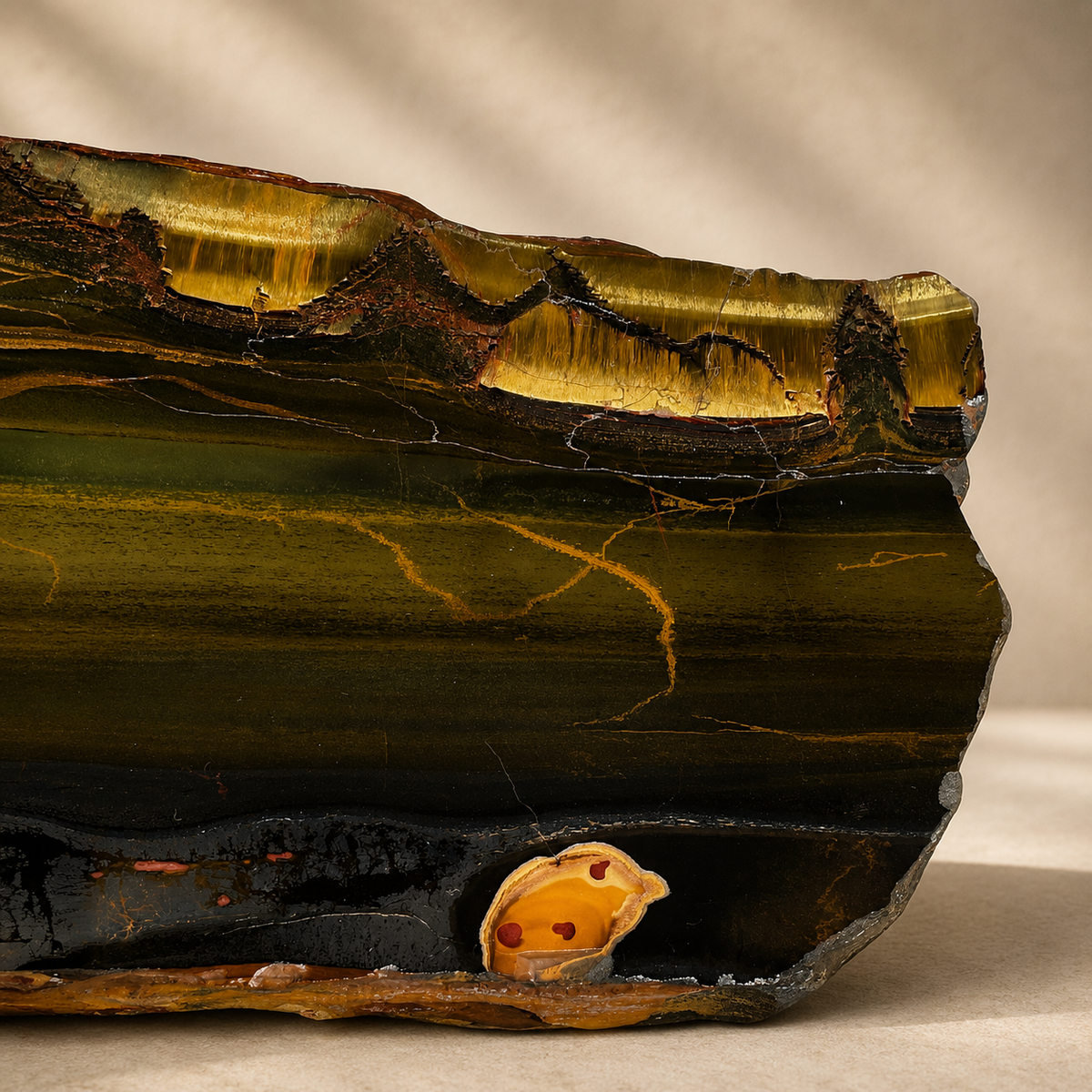 Marra Mamba Tiger's Eye from Western Australia