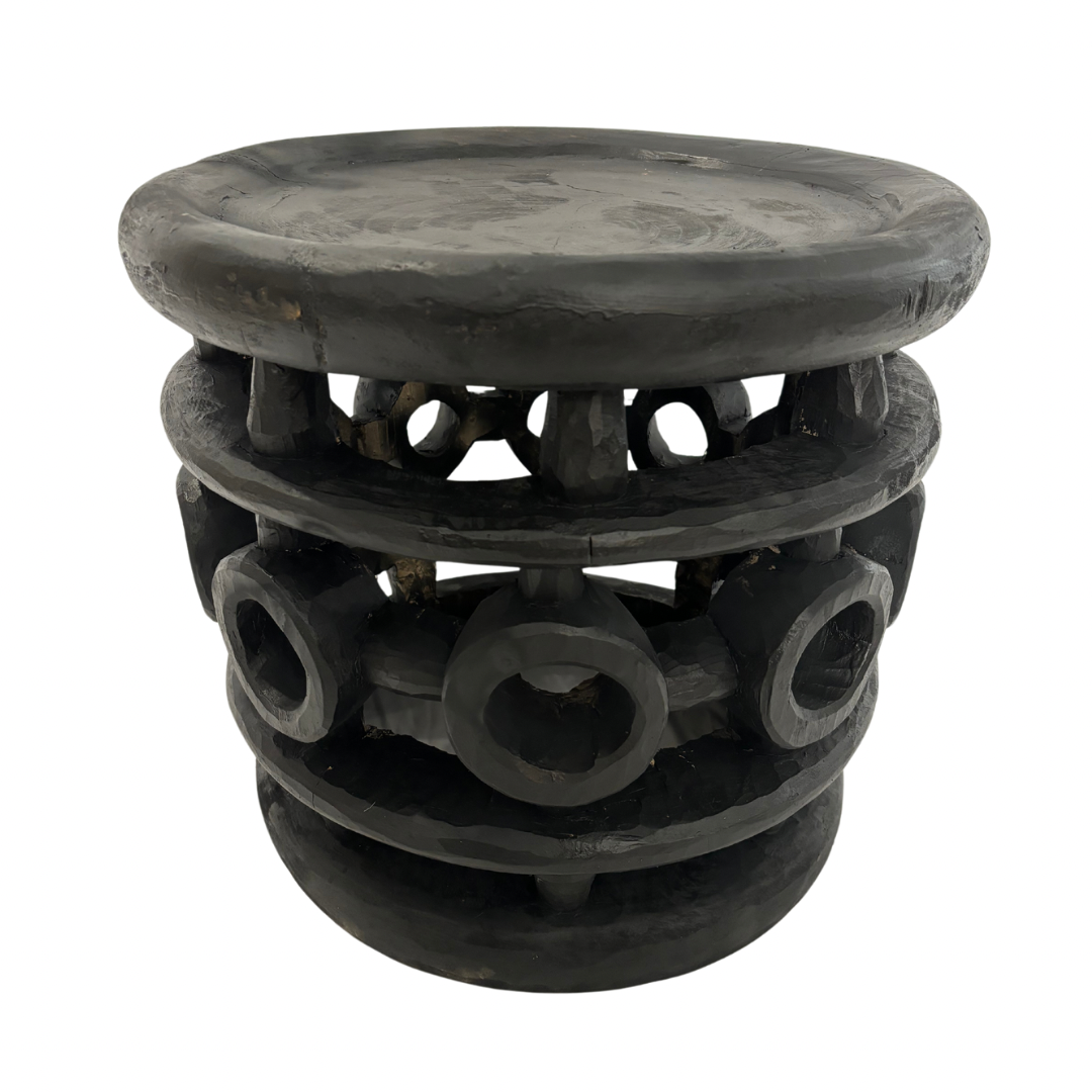 African Hand Carved Stool