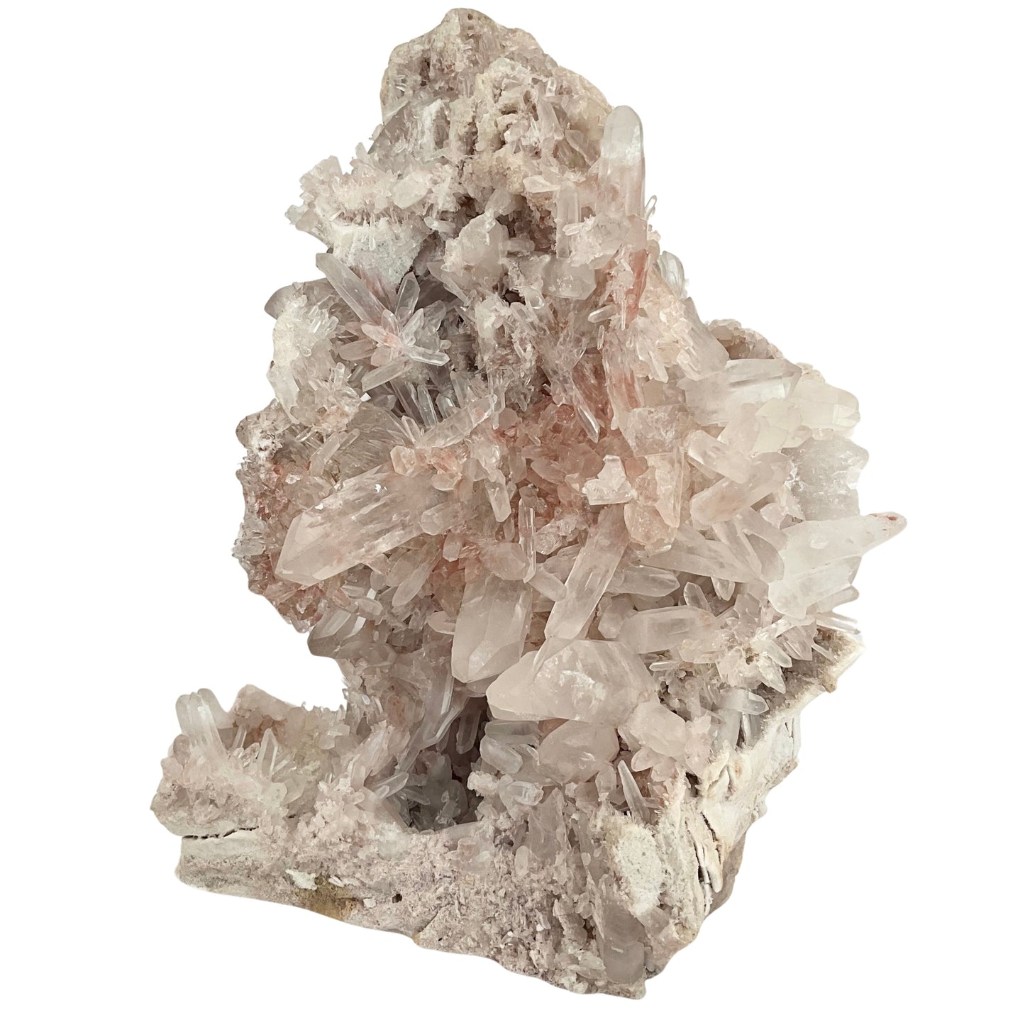 Himalayan Pink Quartz Crystal Large Generator Cluster