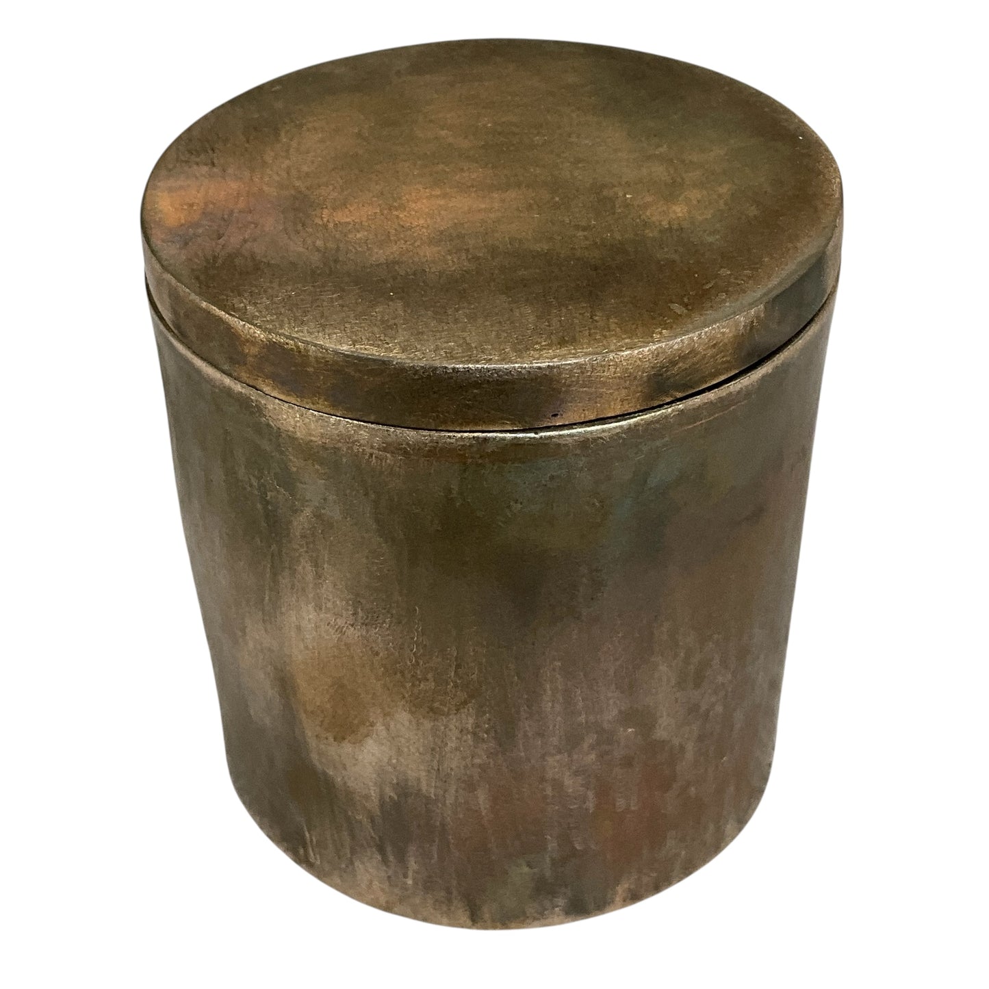 #F Solid Bronze Gardenia Candle with Lid