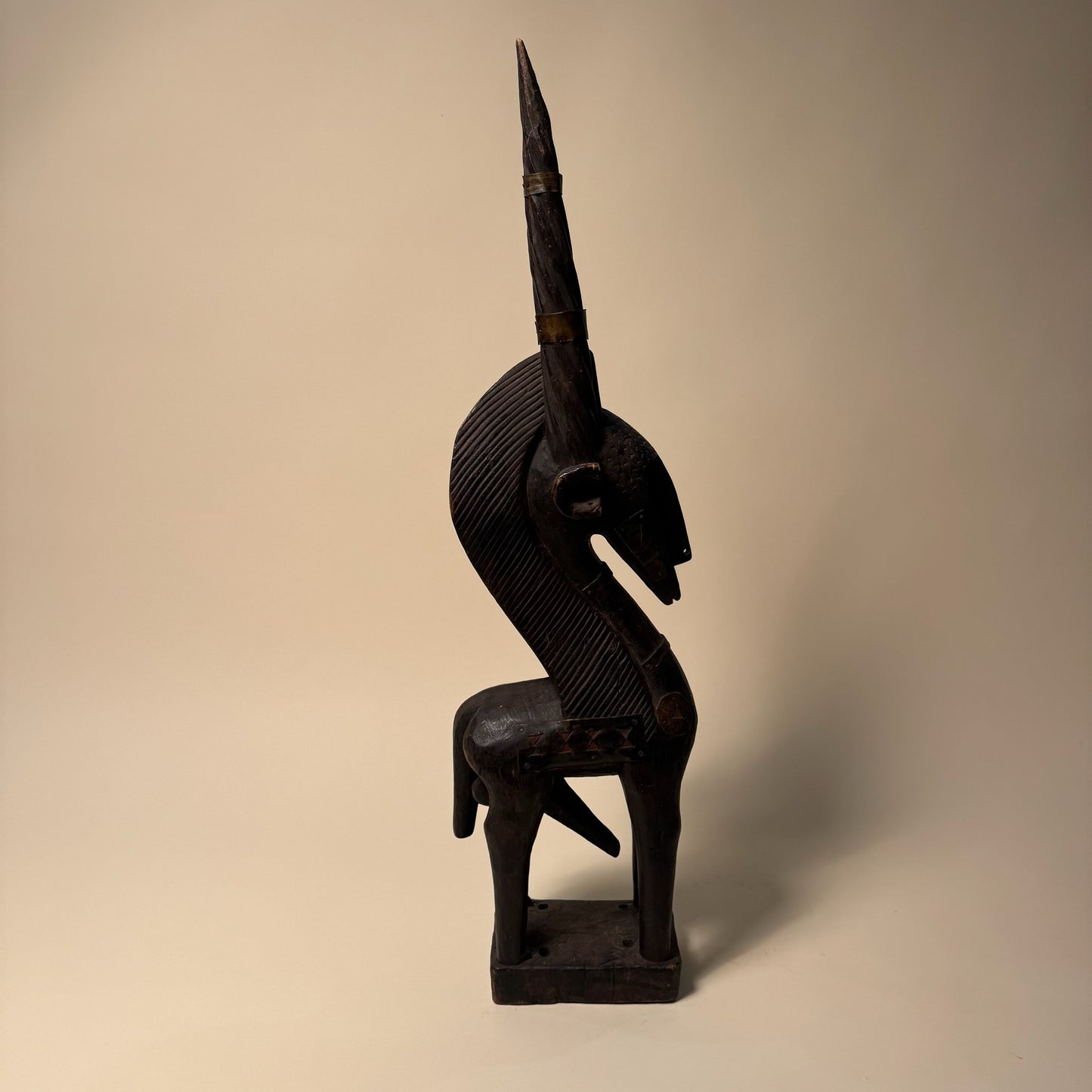 African Bamana Antelope Figure