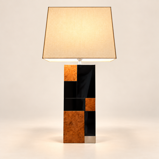 Vintage 1970’s Paul Evan’s Large Cityscape Lamp