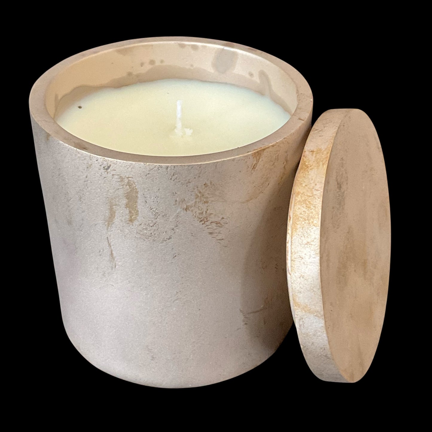Solid Bronze Gardenia Candle with Lid S