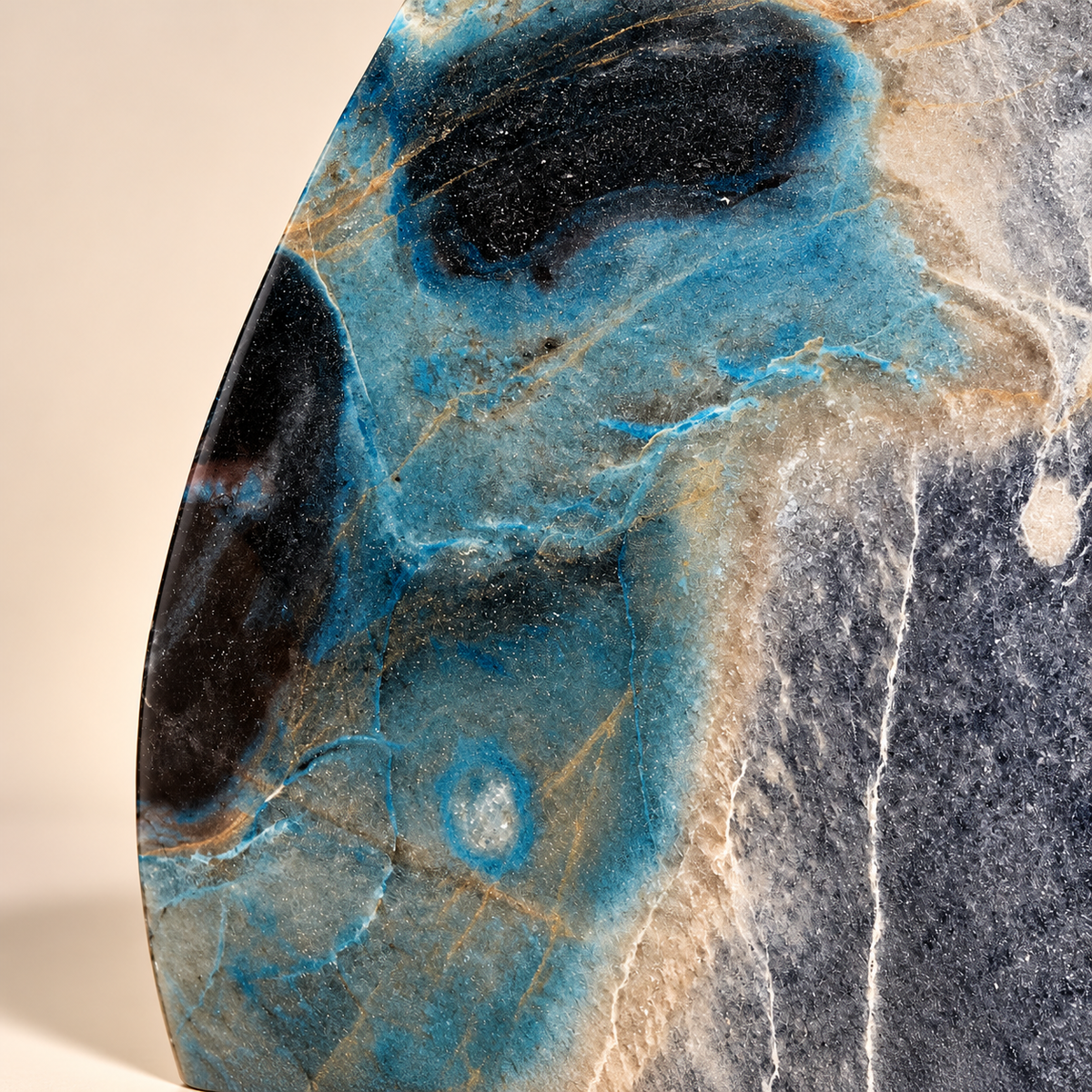 Trolleite Aqua Blue Flame Crystal