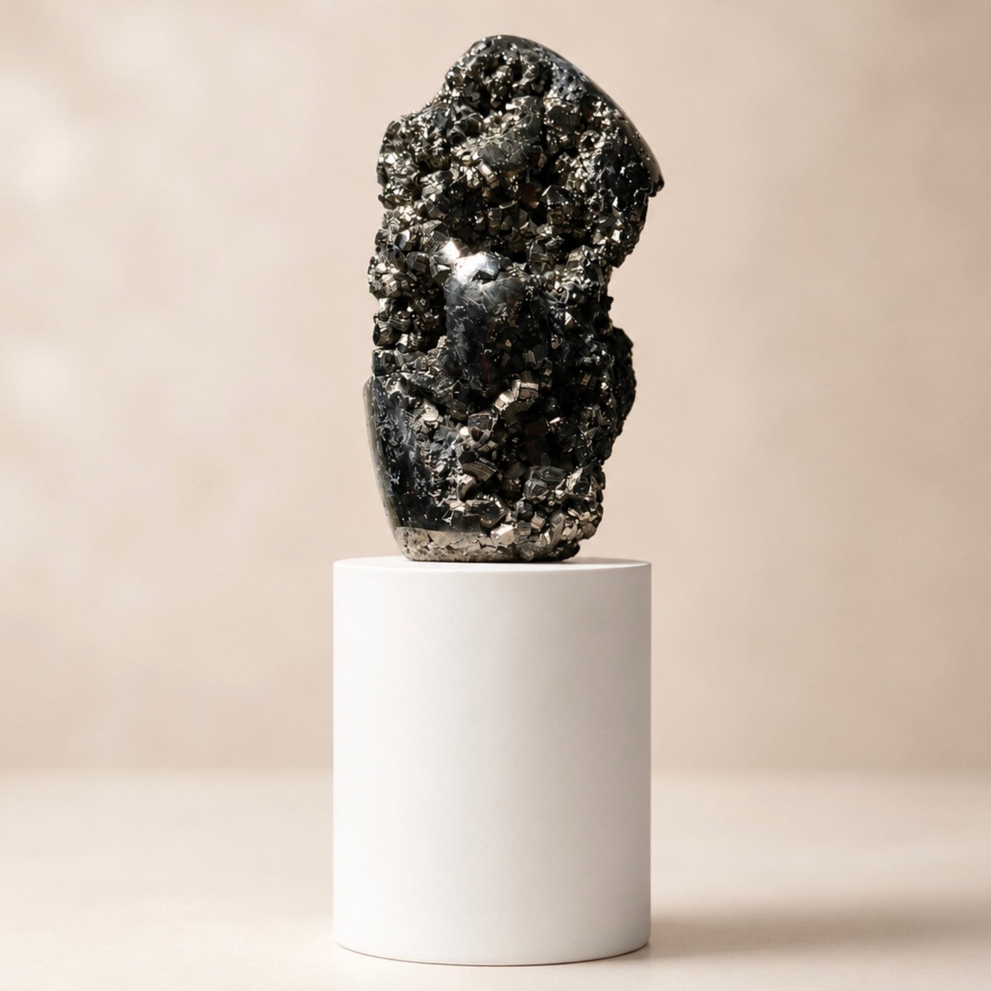 Abstract Pyrite Lid Gardenia Candle #4