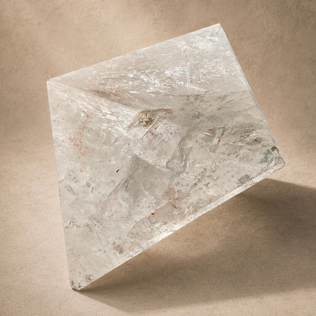 Quartz Crystal Bipyramid Polished Free-Standing