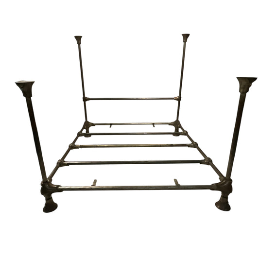 Mimi London Vintage Steel 4-Poster California King Bed Frame