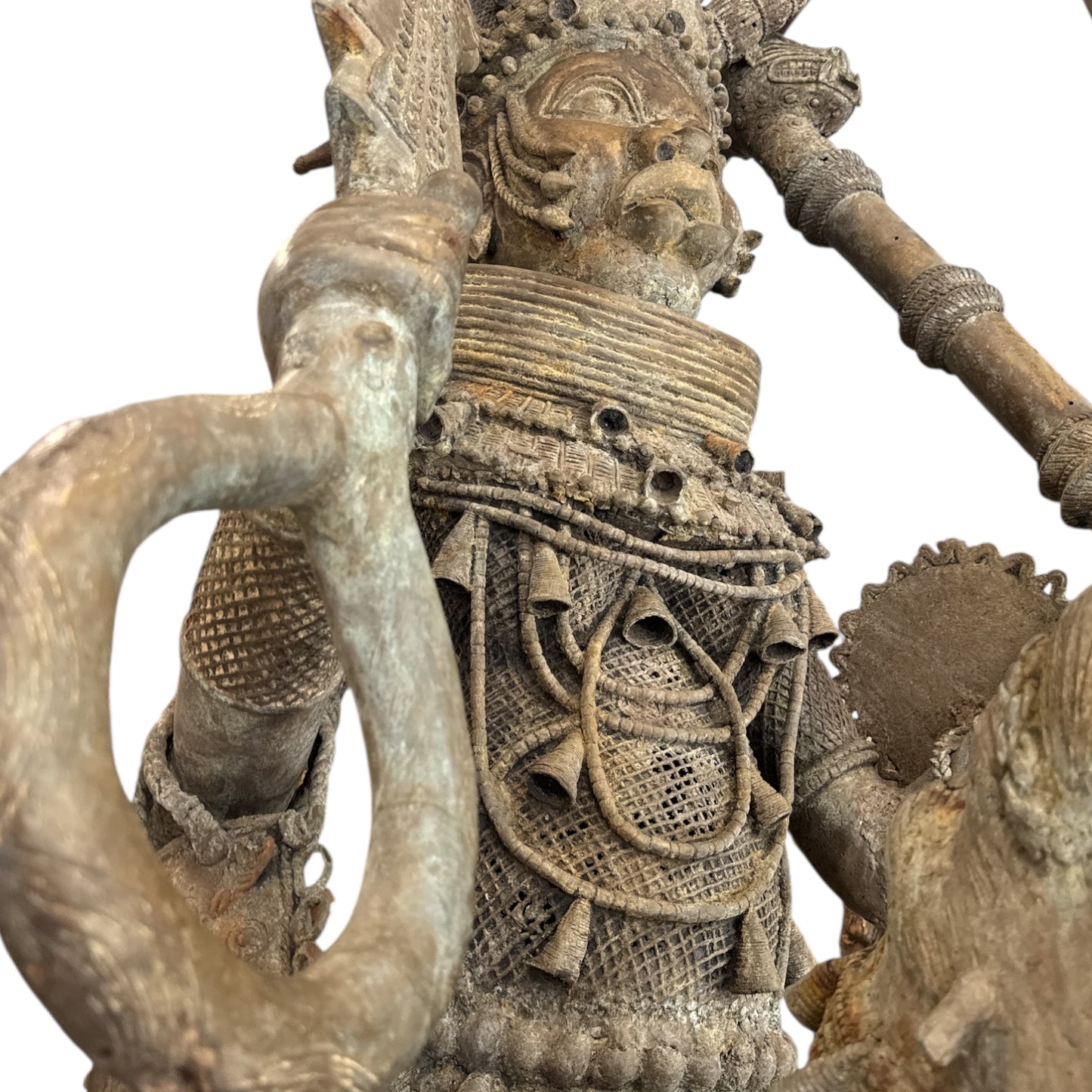 BENIN BEONZE MOUNTED WARRIORS