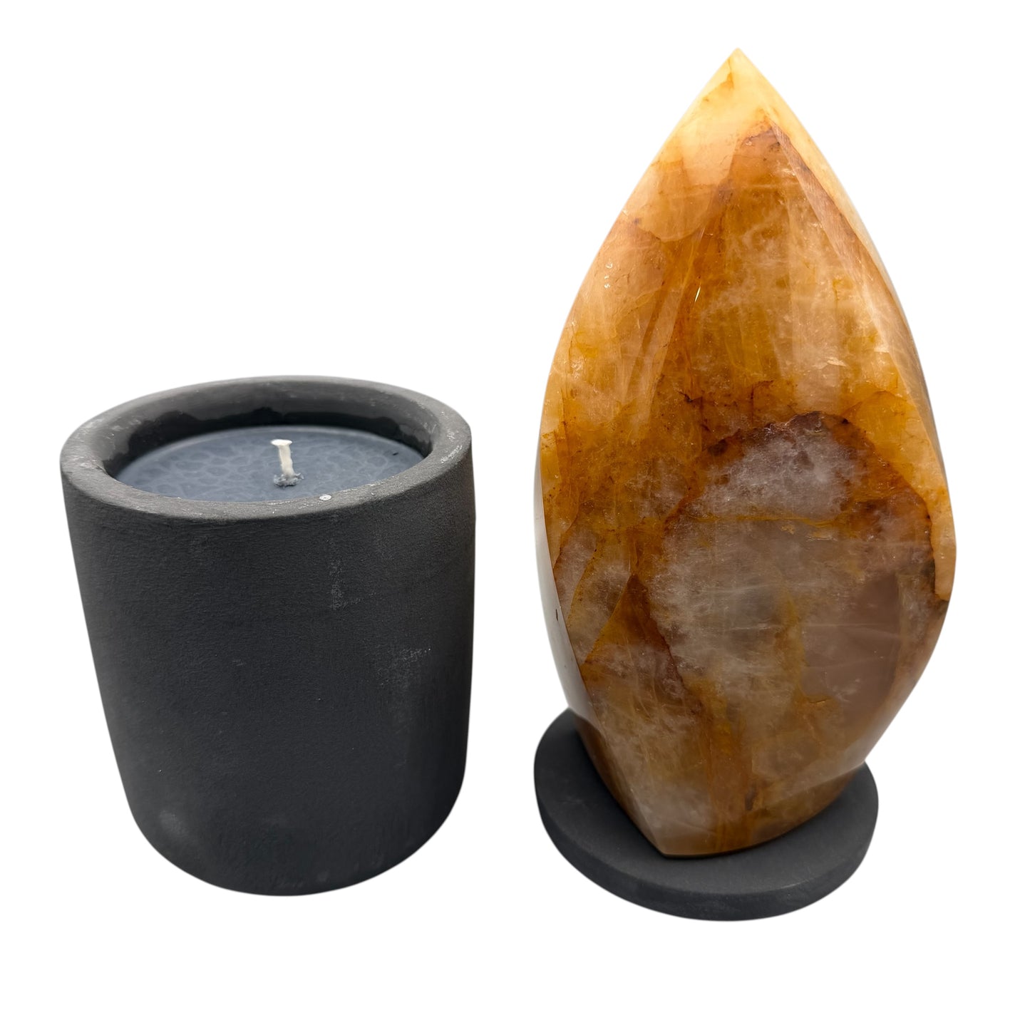 369 For House of Nulla Black Rose Candle with Golden Healer 14