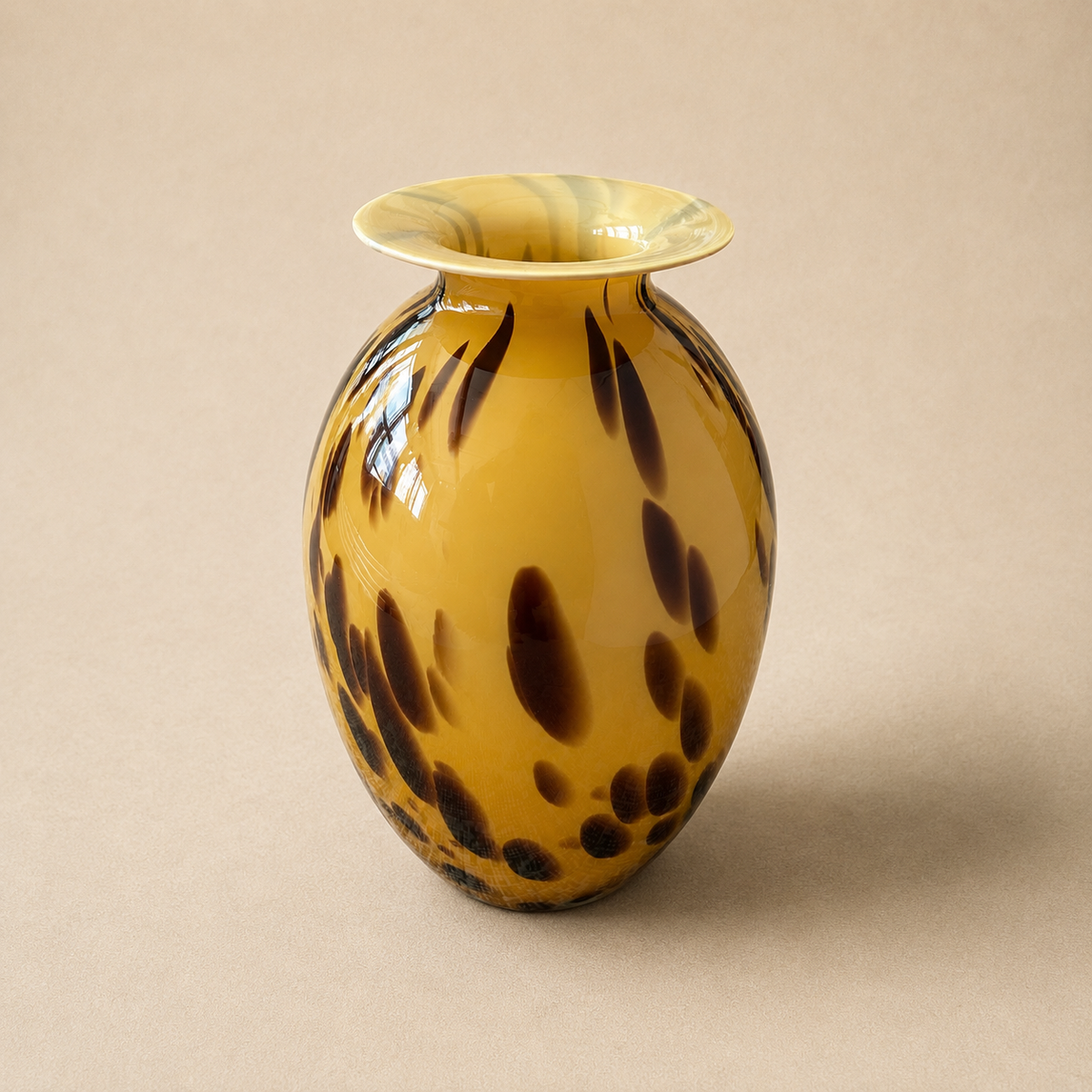Vintage Italian Hand-Blown Art Glass Vase #2