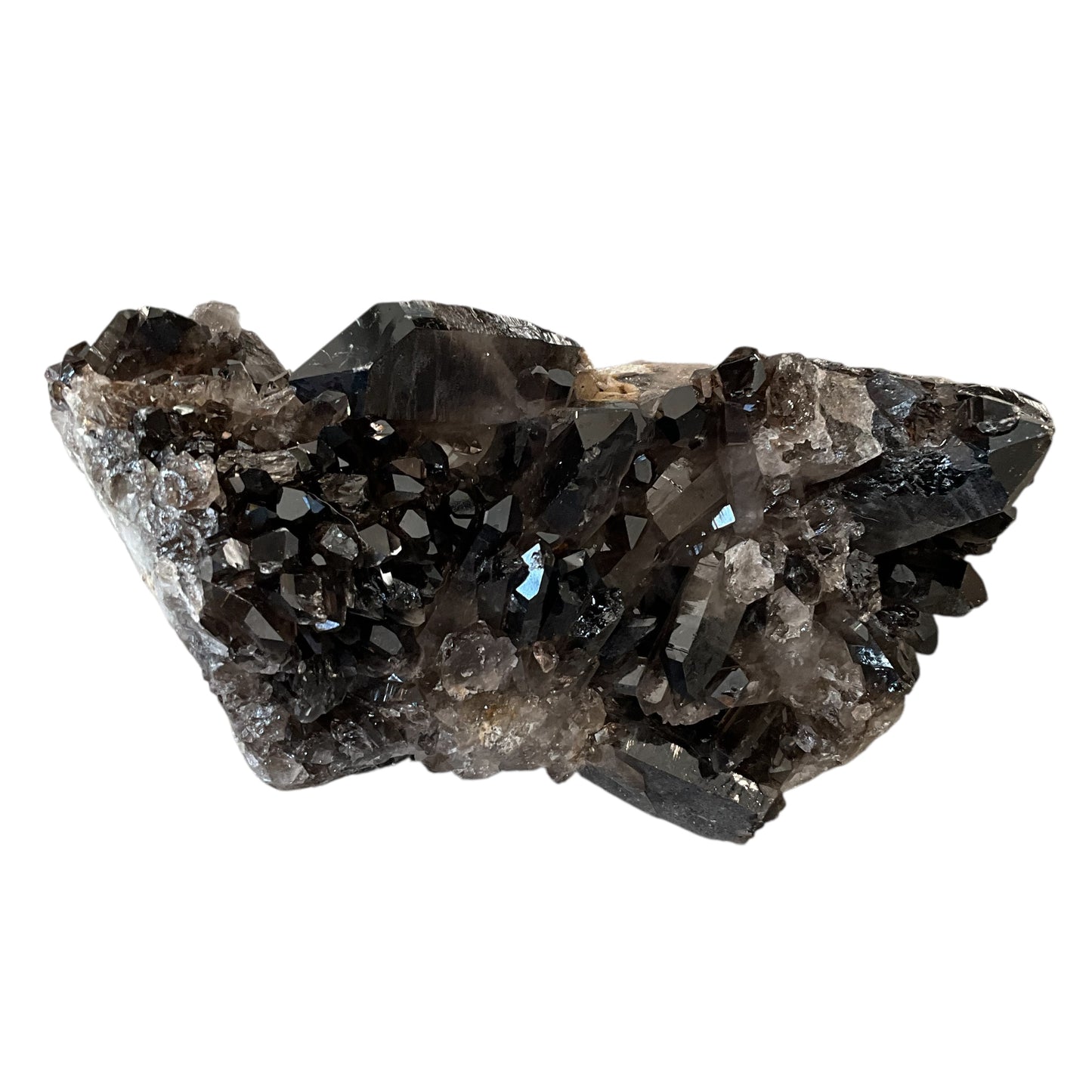 Smoky Quartz Crystal Cluster Large