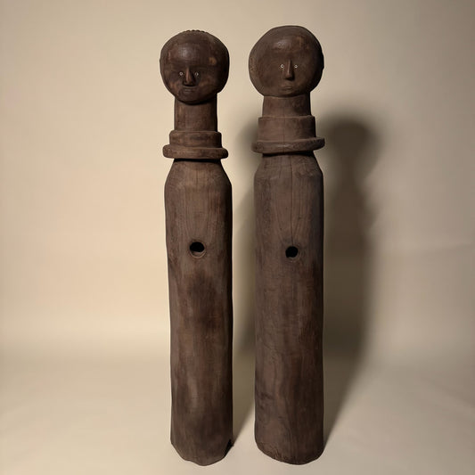 Pair of Bongo Wooden Posts