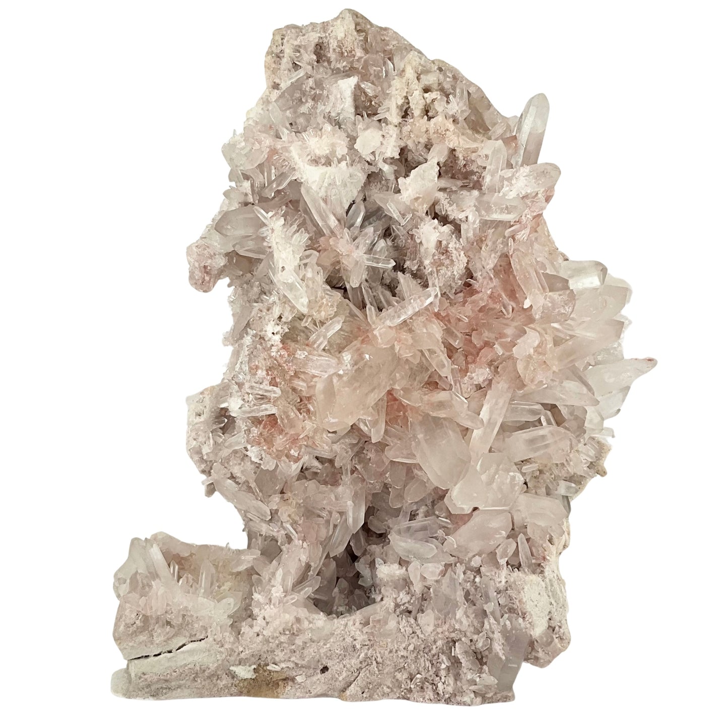 Himalayan Pink Quartz Crystal Large Generator Cluster