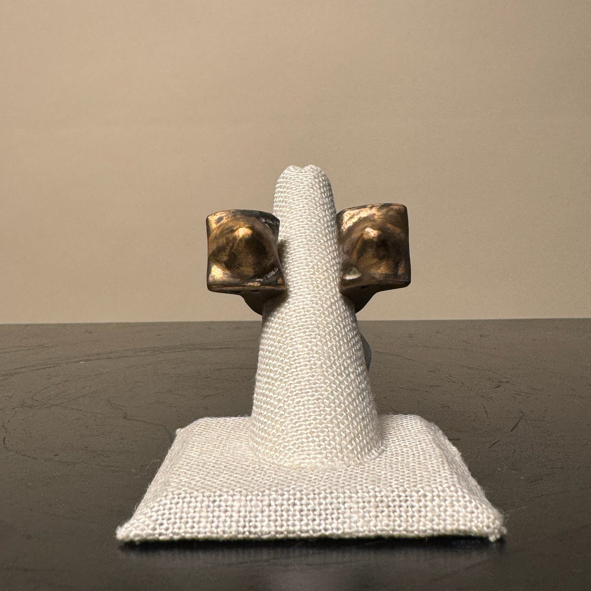 Dos Picos Hollow Form Brass Ring