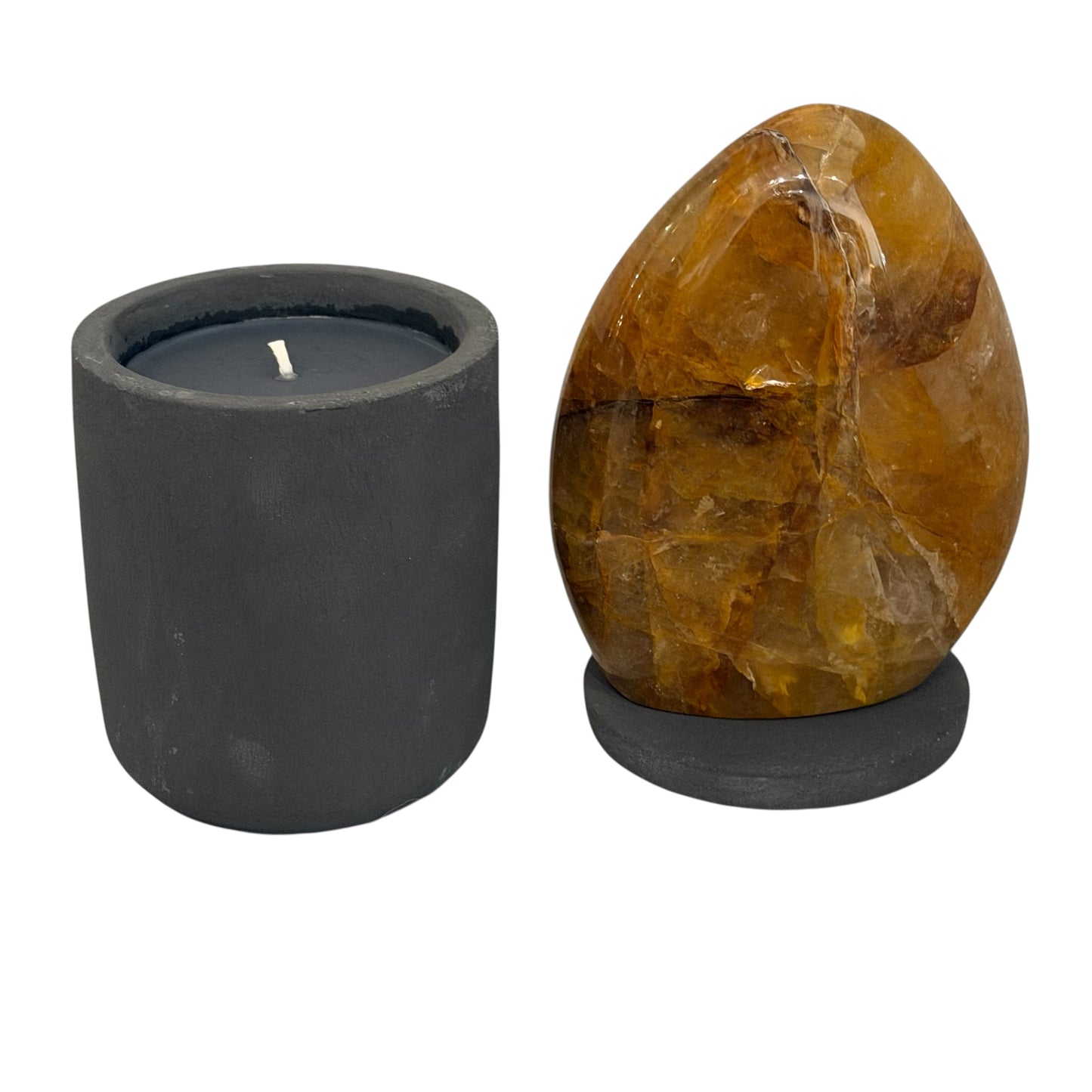 369 For House of Nulla Black Rose Candle with Golden Healer 7