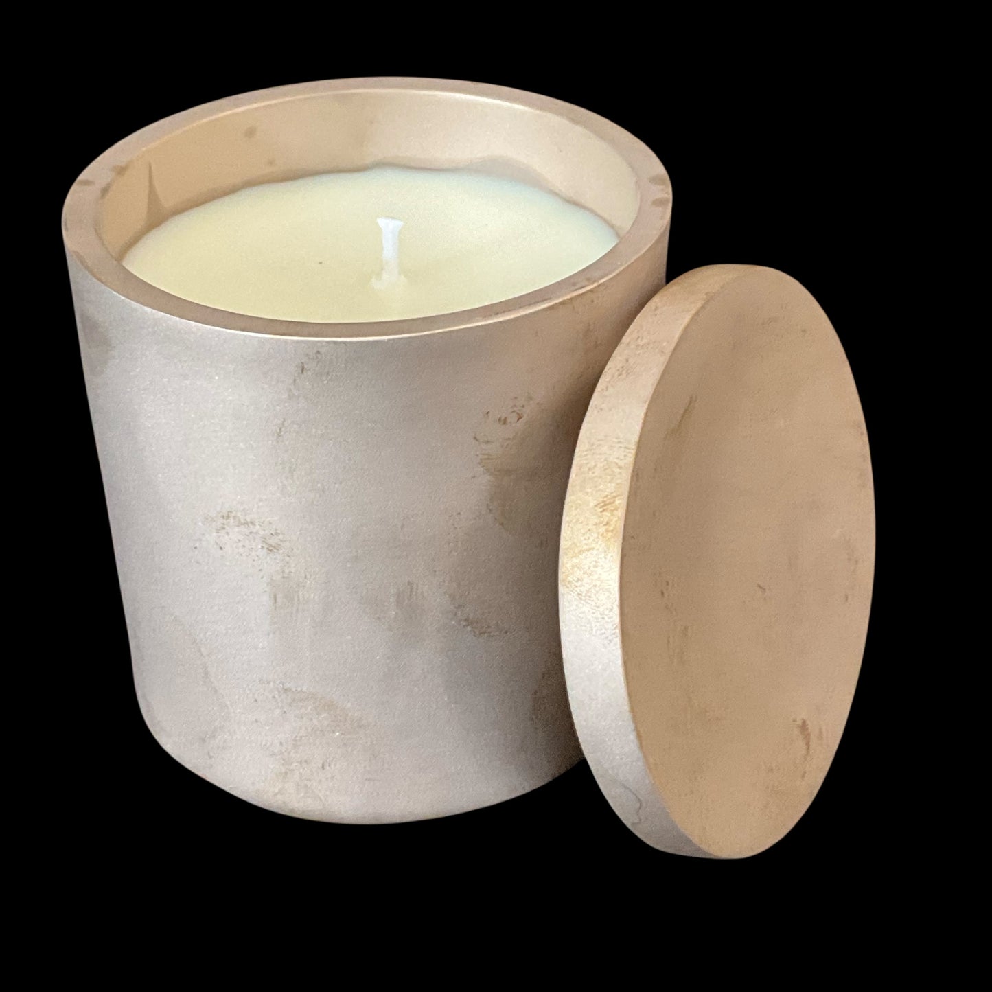 Solid Bronze Gardenia Candle with Lid U