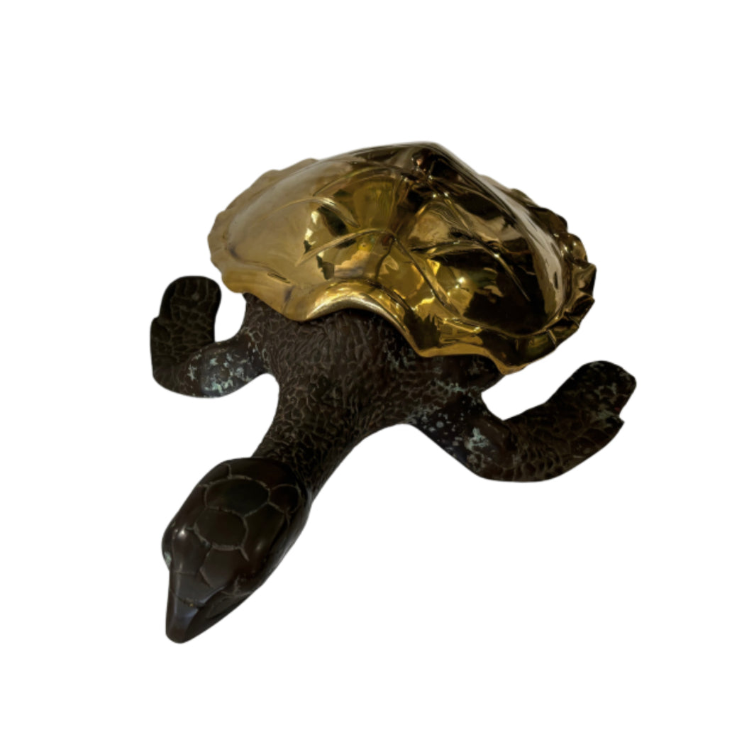 Large Brass Hawksbill Sculpture