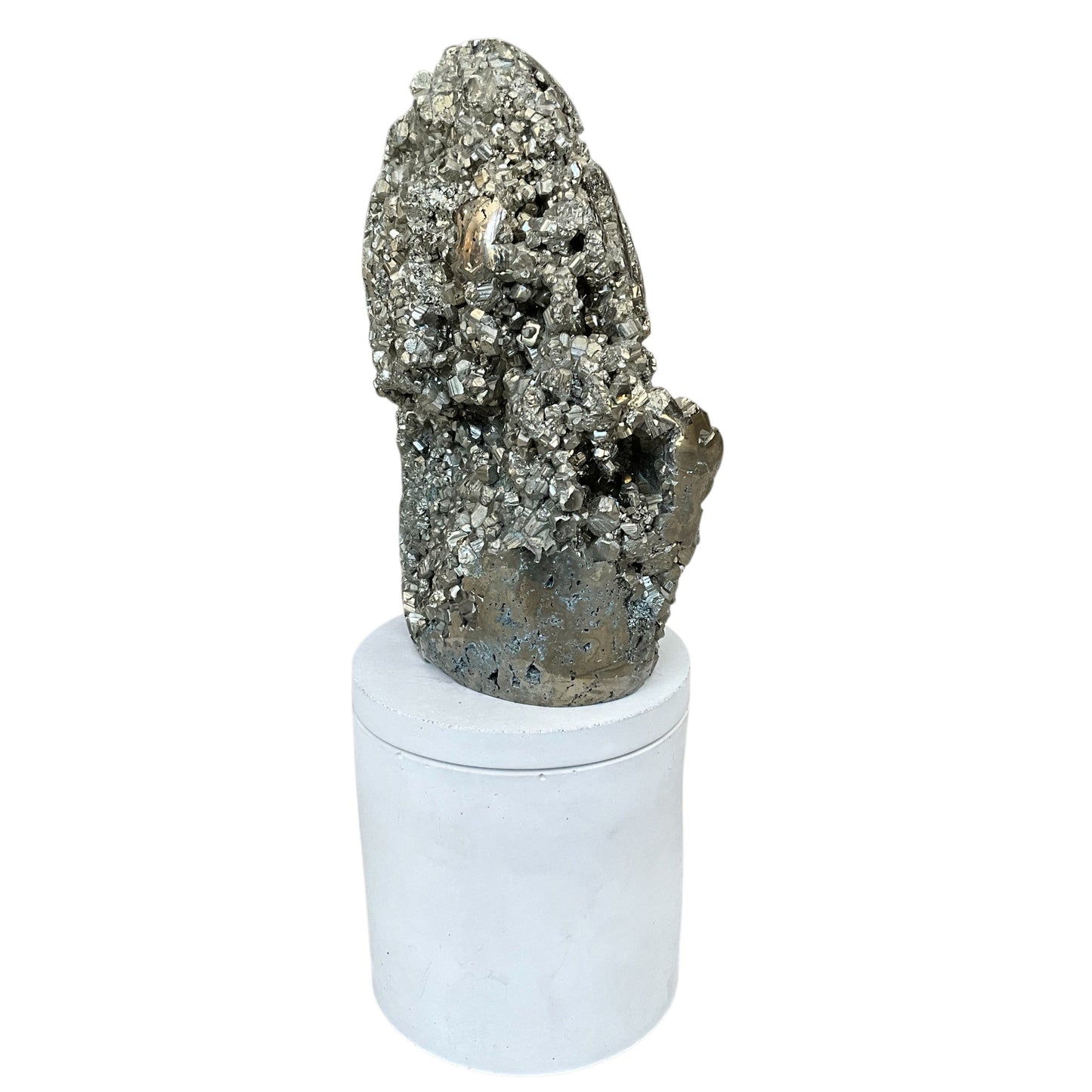 Abstract Pyrite Lid Gardenia Candle #4
