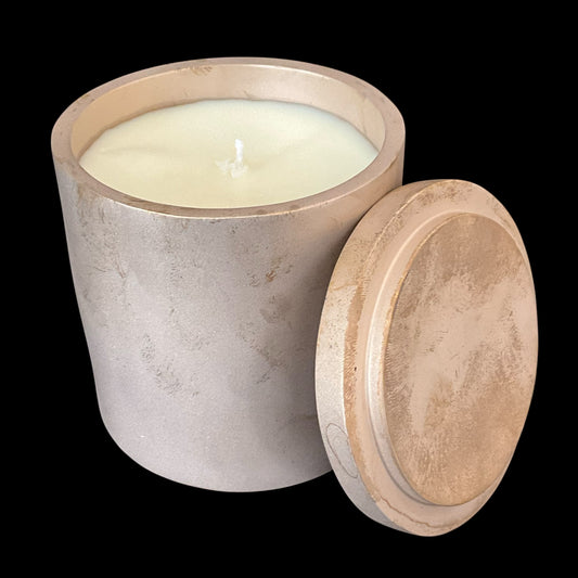 Solid Bronze Gardenia Candle with Lid X