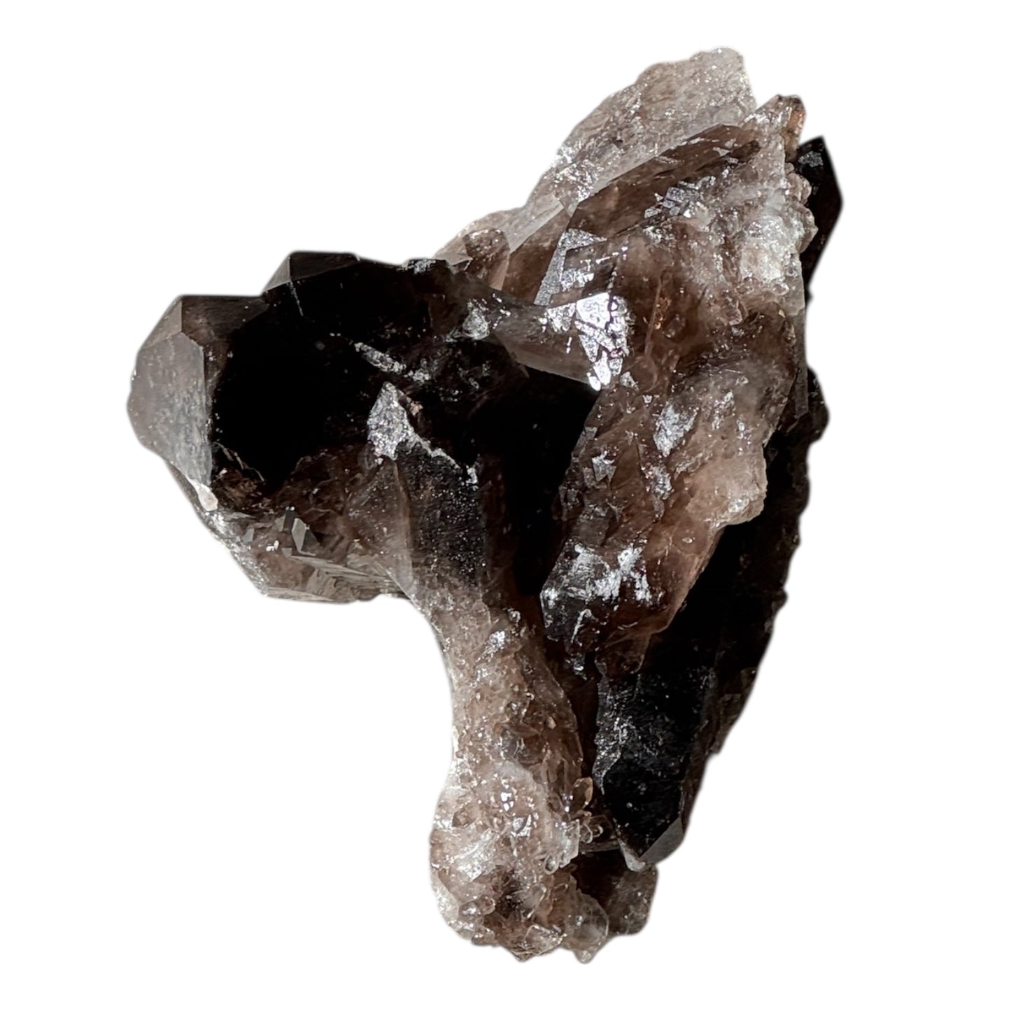 Smoky Quartz Abstract Generators Cluster