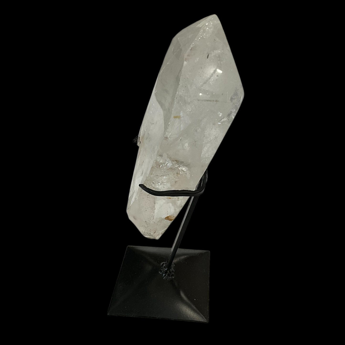 Abstract Quartz Crystal Generator on Metal Stand