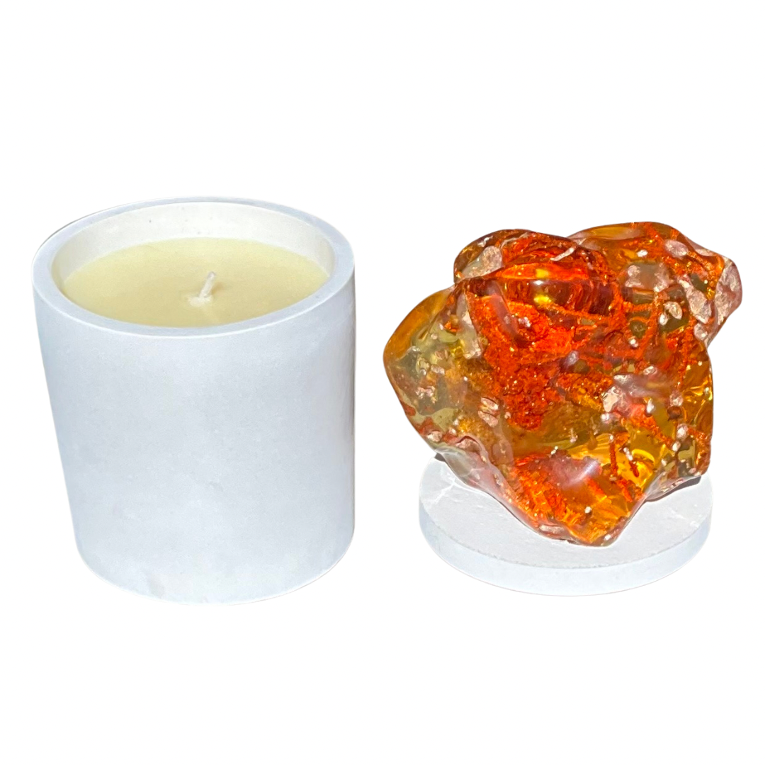 Colombian Amber Lid Gardenia Candle