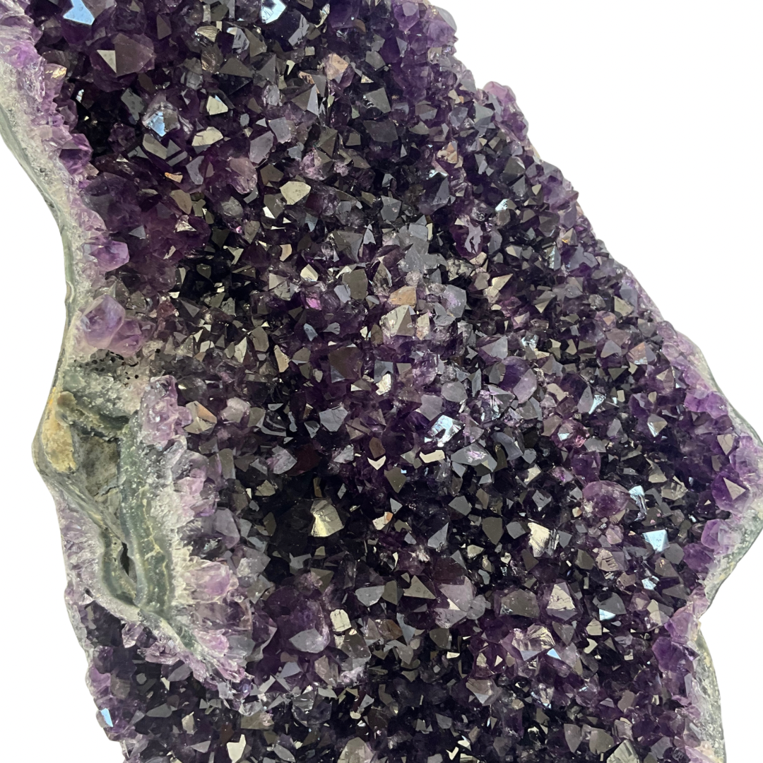 Amethyst Crystal Geode Free-Standing Cluster