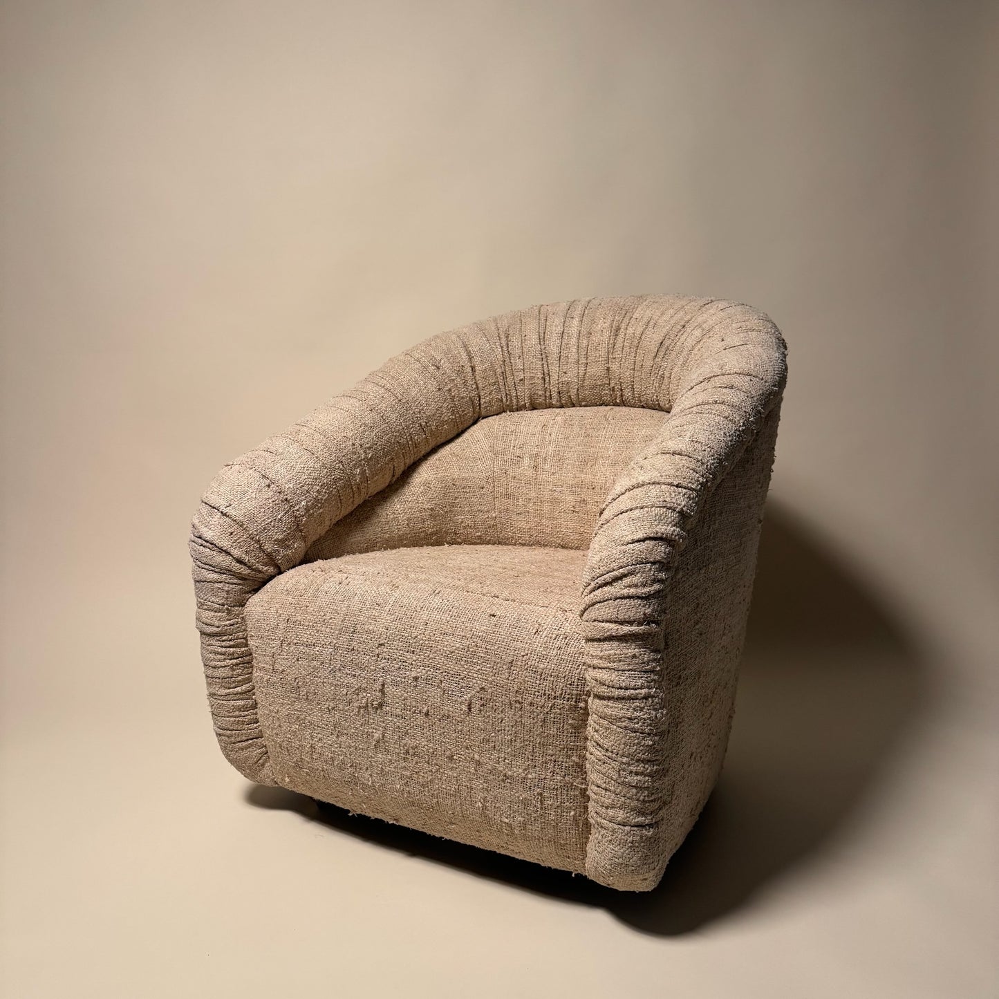Custom Steve Chase Linen Chair