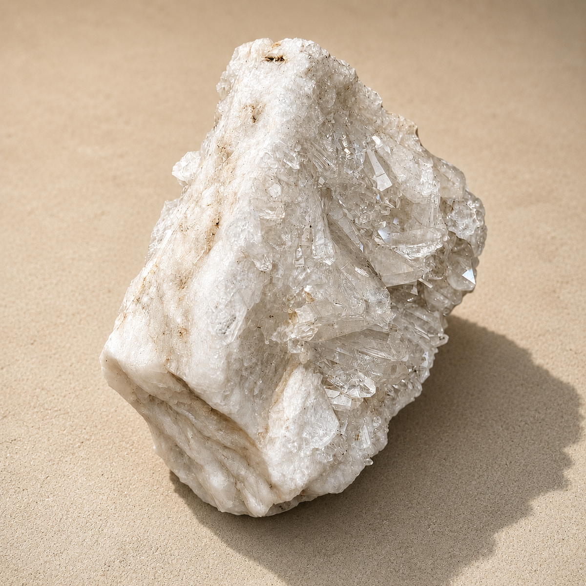 Quartz Crystal Cluster with Generators