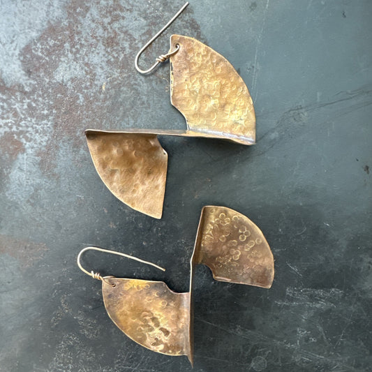 Mimi Brass Earrings