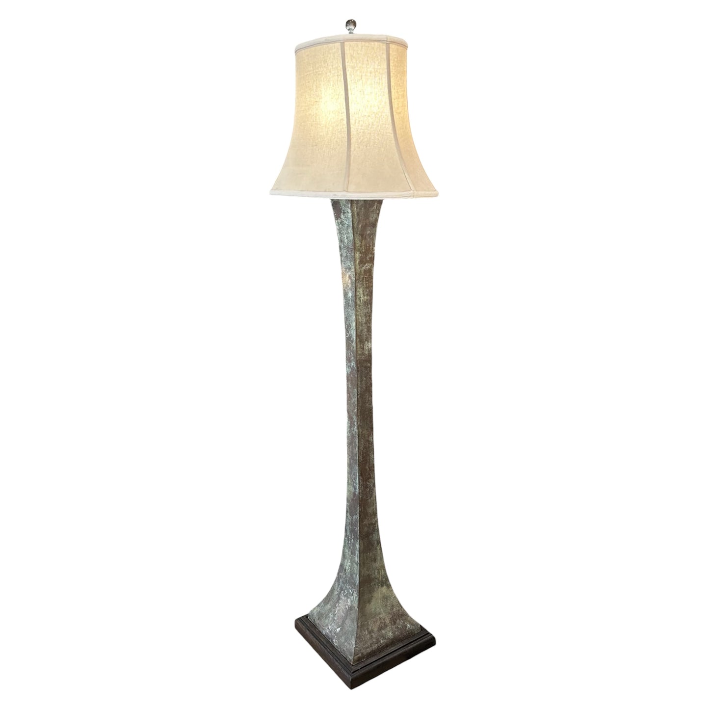 Verdigris Bronze Floor Lamp by Stewart Ross James