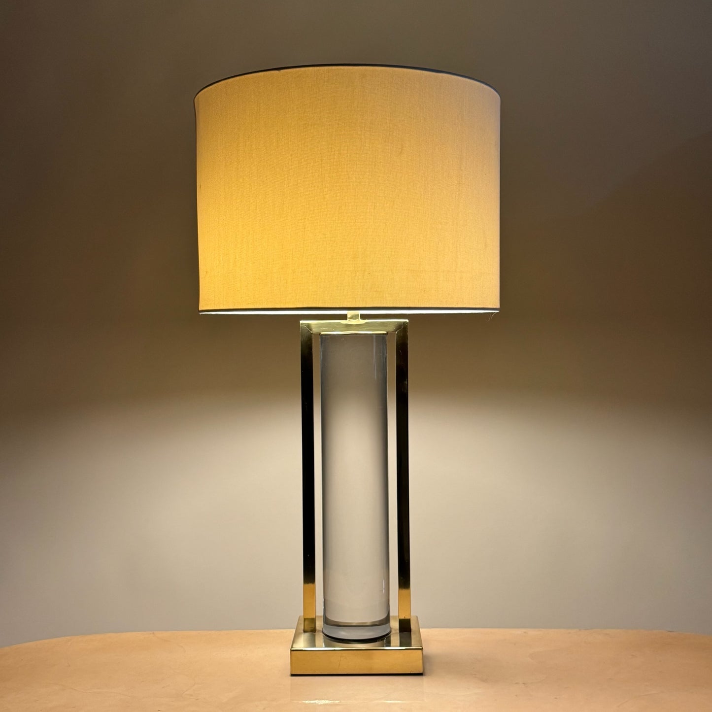 Charles Hollis Jones Lucite Lamp