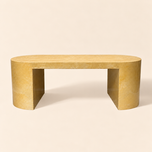 Karl Springer Goatskin Parchment Table