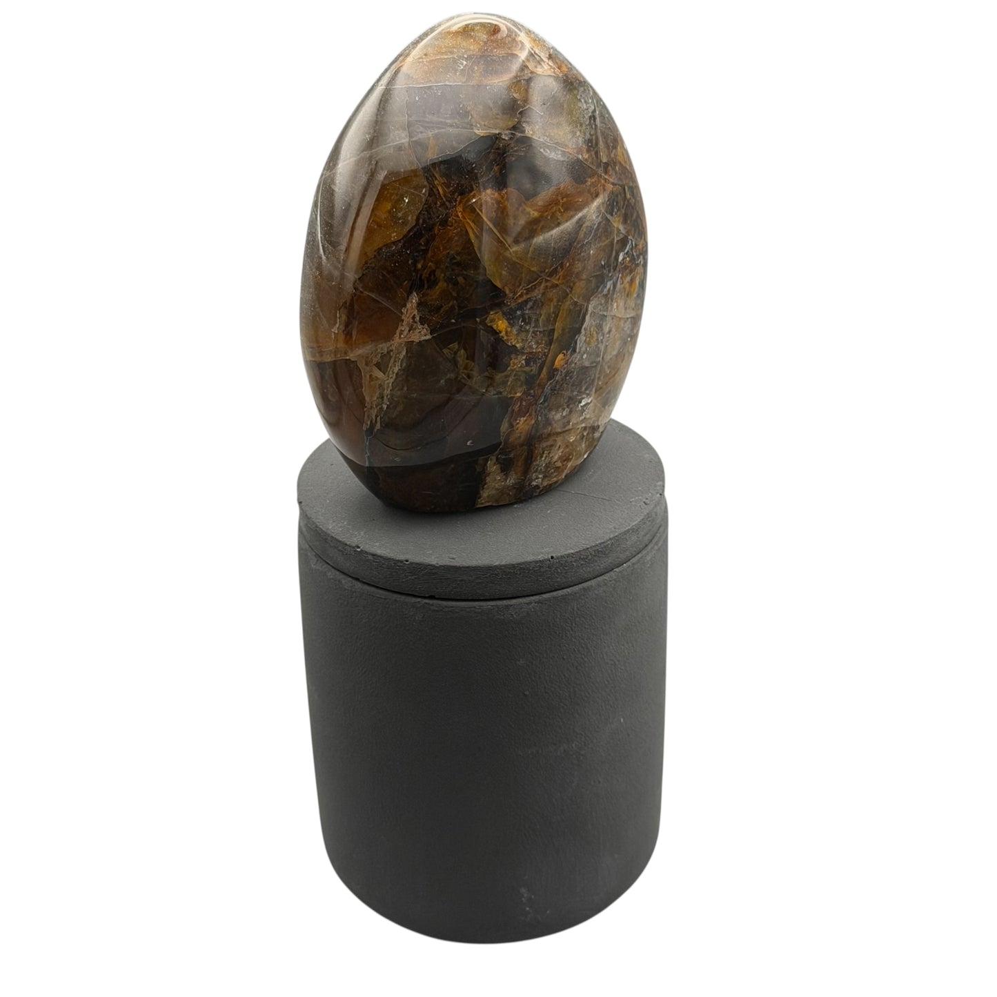 369 For House of Nulla Black Rose Candle with Golden Healer 21