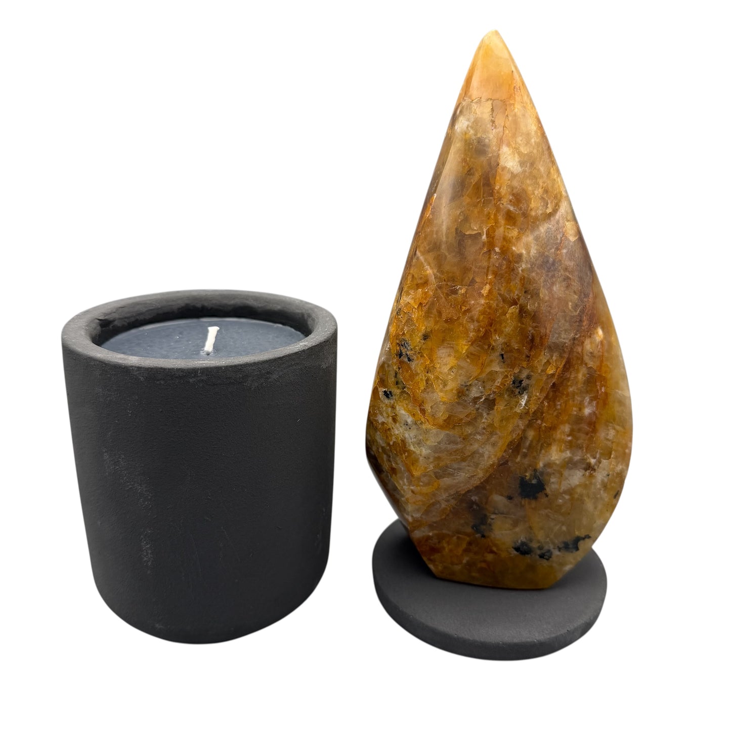369 For House of Nulla Black Rose Candle with Golden Healer 16