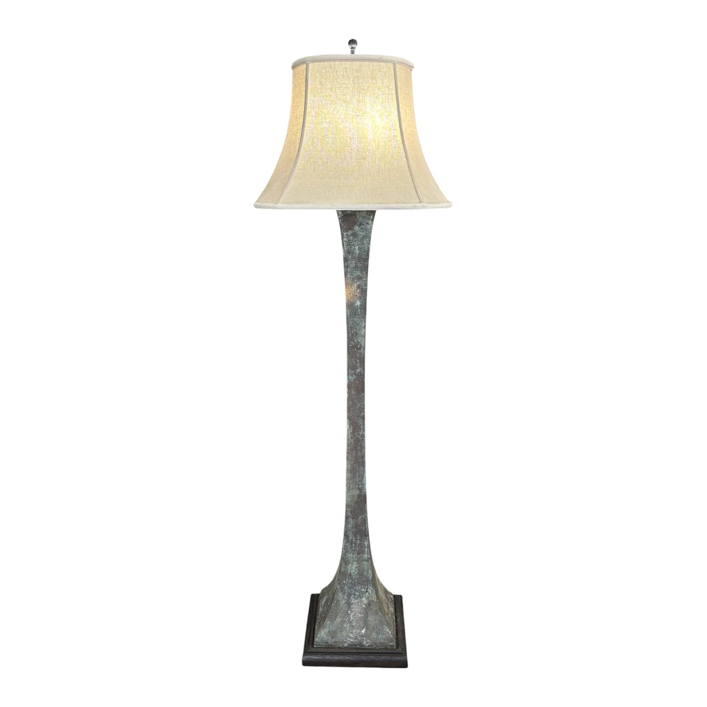 Verdigris Bronze Floor Lamp by Stewart Ross James