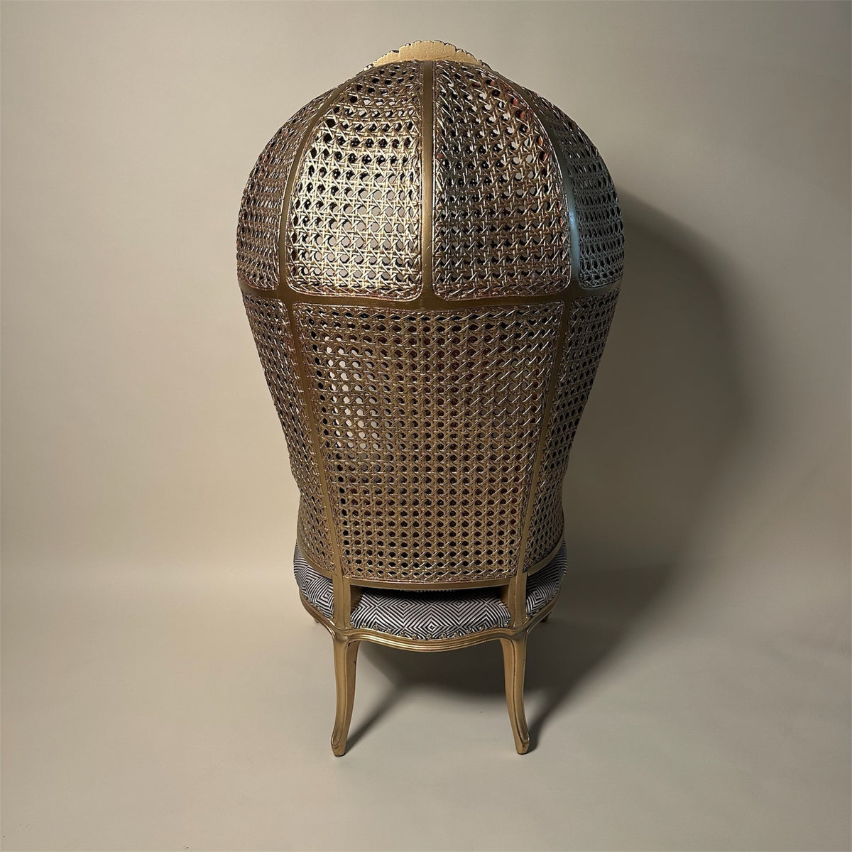 Vintage French Gold Leaf Canopy Chair