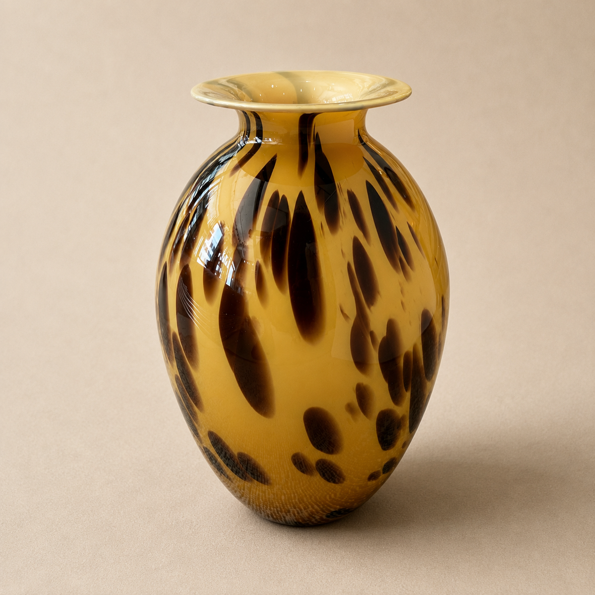 Vintage Italian Hand-Blown Art Glass Vase #2