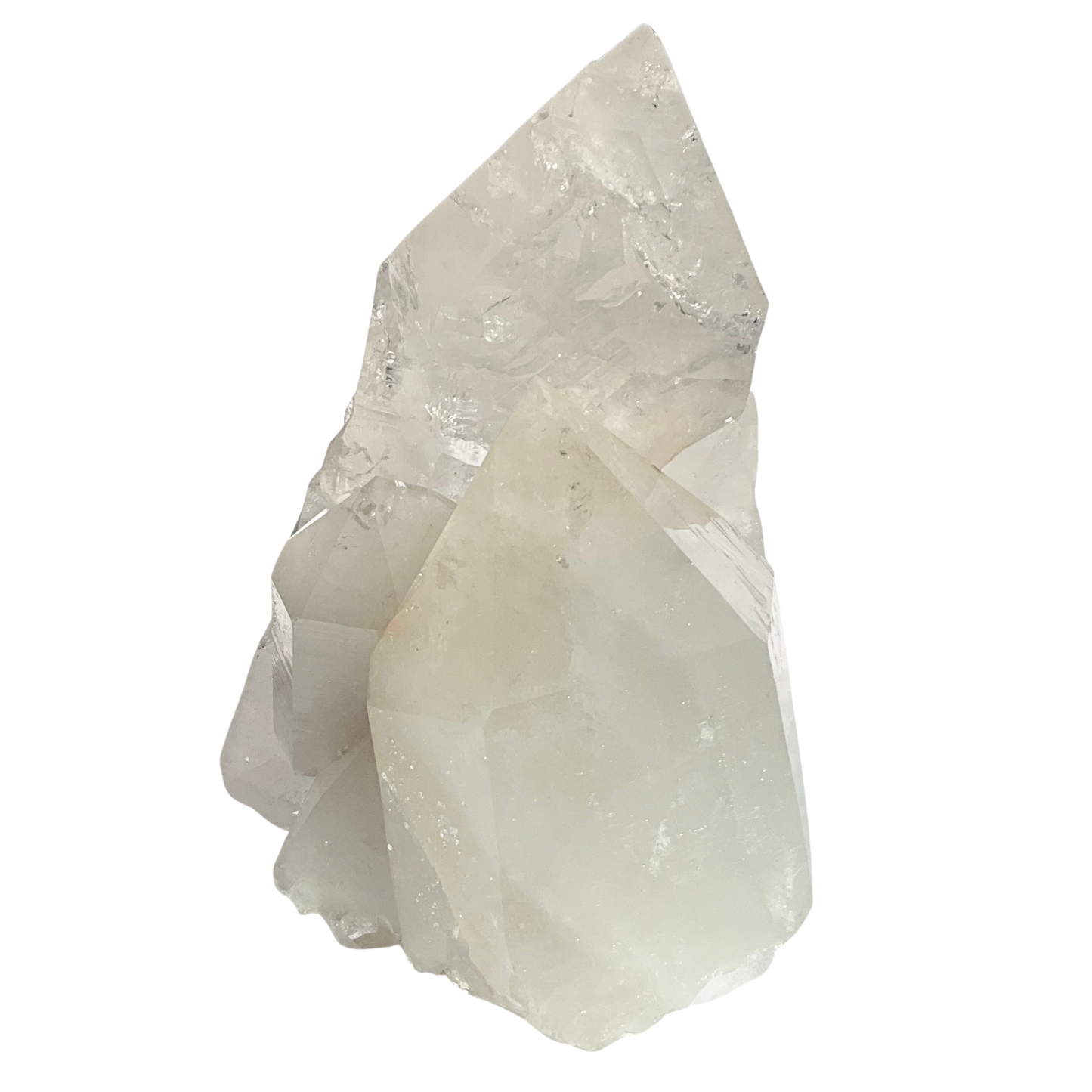 Clear Quartz Crystal Tripod Free-Standing Cluster