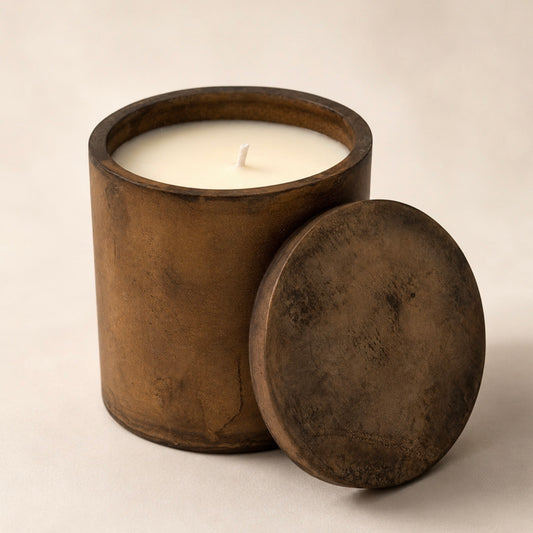 Solid Bronze Gardenia Candle AA