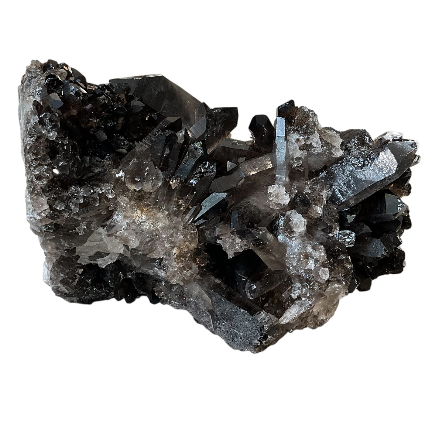 Smoky Quartz Crystal Cluster Large