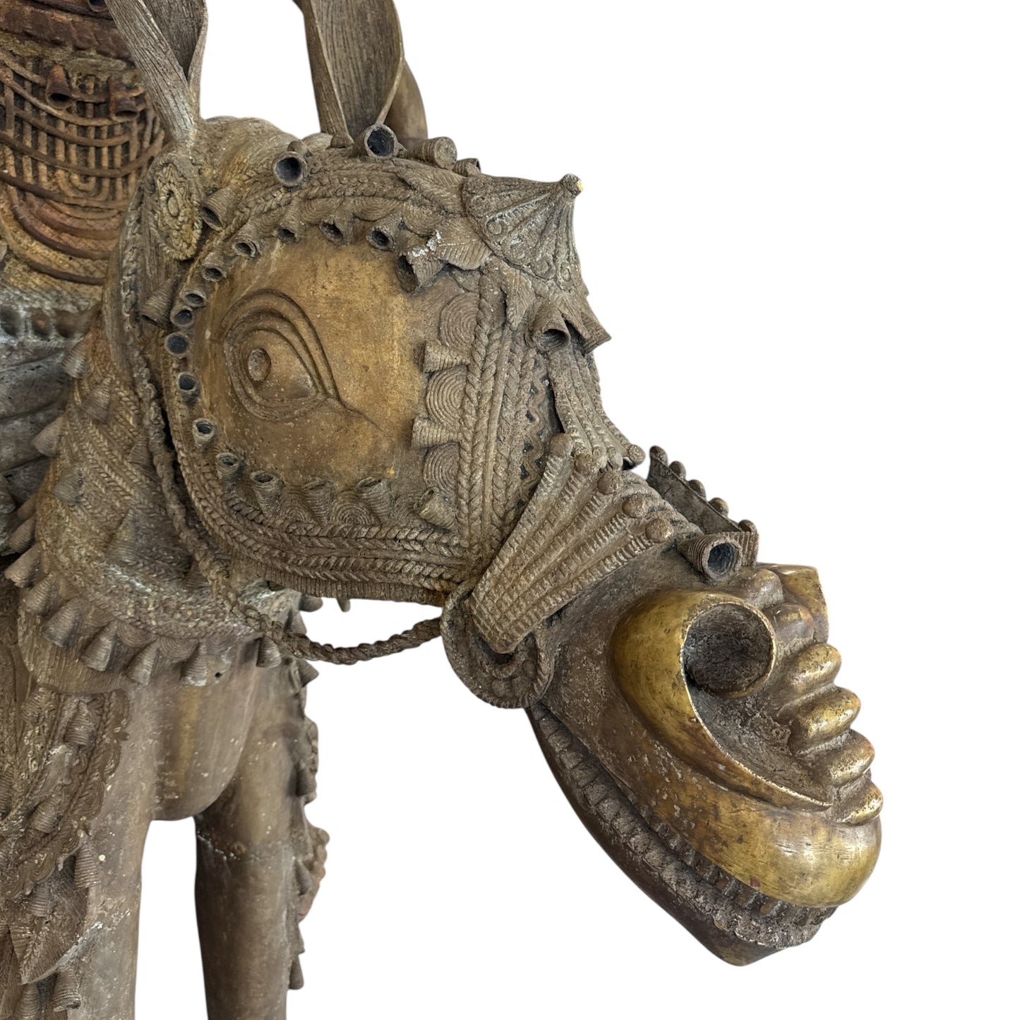 BENIN BEONZE MOUNTED WARRIORS